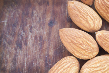 Almonds nuts - Prunus dulcis