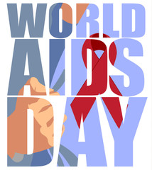 Worlds Aids day card