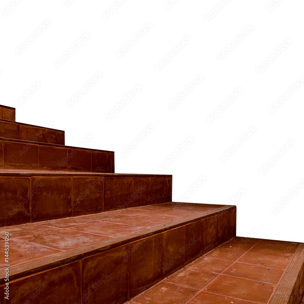 Wall mural Brown Tile Staircase