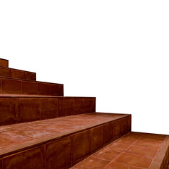 Brown Tile Staircase