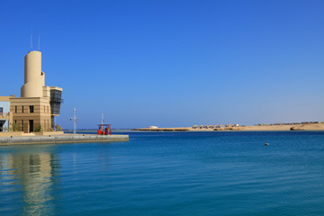 Port Ghalib, a beautiful port, marina and tourist town near Marsa Alam, Egypt.