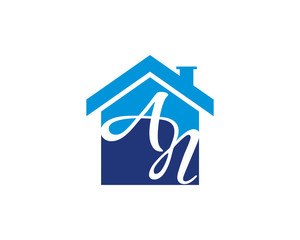 A N Letter And House Logo 1
