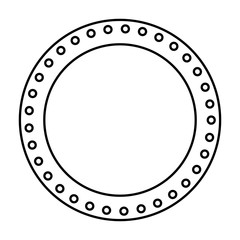 circle seal stamp icon vector illustration design