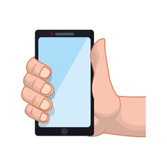 Mobile smartphone technology vector illustration graphic design