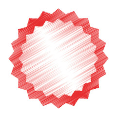 circle seal stamp lace vector illustration design