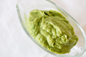 Latin American sauce guacamole