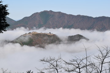 天空の城　竹田城跡　雲海