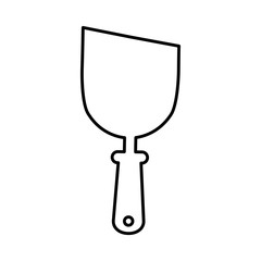 spatula construction tool icon vector illustration design