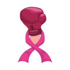 Breast cancer campaign symbol icon vector illustration graphic design