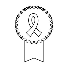 Breast cancer campaign symbol icon vector illustration graphic design