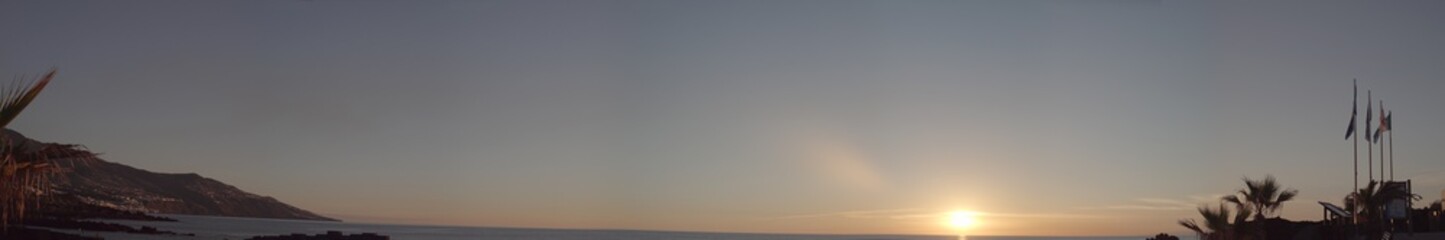 sunrise Lapalma panorama sky 01