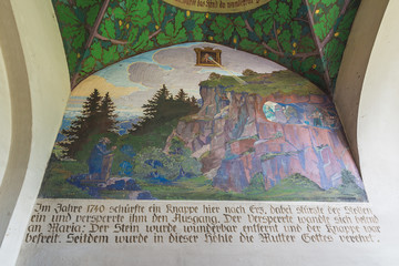 Mariahilf church in Motz, Austria