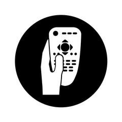 remote contgrol tv icon vector illustration design