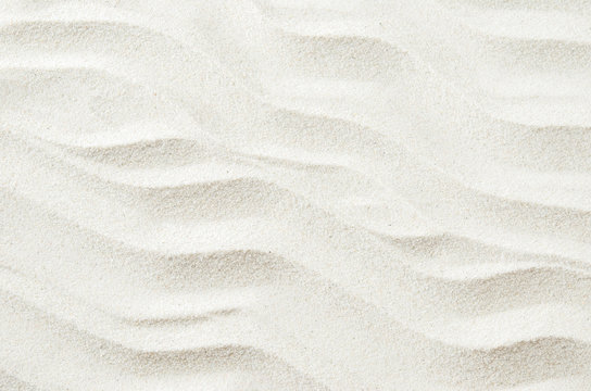 White sand texture background with wave pattern