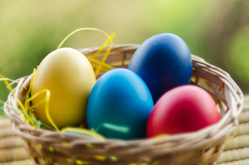 Easter Coloured eggs