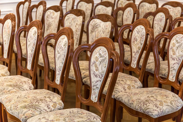Vintage chairs background