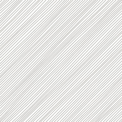 Vector illustration of monochrome seamless pattern. Diagonal lines texture. Simple design. Abstract background. Black and white illustration. Minimalistic style. 