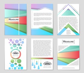 Abstract vector layout background set. For art template design, list, front page, mockup brochure theme style, banner, idea, cover, booklet, print, flyer, book, blank, card, ad, sign, sheet,, a4