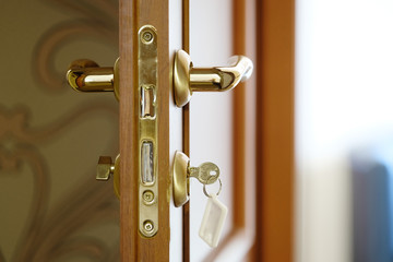 Obraz premium Lock with a key