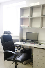 Interior of an office working place