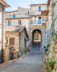 Fototapeta na wymiar Scenic sight in Toffia, Rieti Province, Latium, Italy