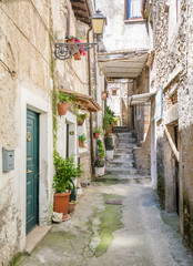 Scenic sight in Poggio Moiano, rural village in Rieti Province, Latium, Italy