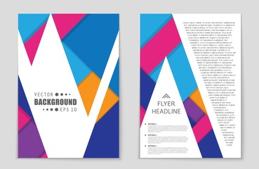 Abstract vector layout background set. For art template design, list, front page, mockup brochure theme style, banner, idea, cover, booklet, print, flyer, book, blank, card, ad, sign, sheet,, a4