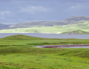 Fototapeta na wymiar Lake in Scotland nature higlands