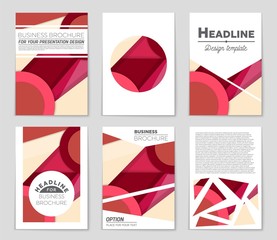 Abstract vector layout background set. For art template design, list, front page, mockup brochure theme style, banner, idea, cover, booklet, print, flyer, book, blank, card, ad, sign, sheet,, a4