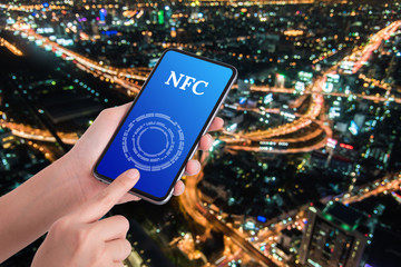 woman hand holding the phone tablet isolated on white background