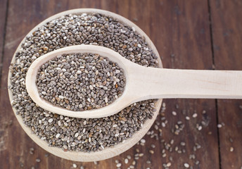 Seeds of chia - Salvia hispanica