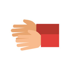 hands human isolated icon