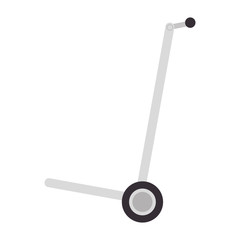 baggage transport cart icon