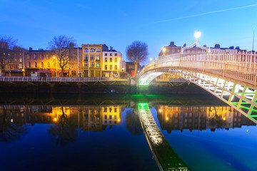 sunrise at Dublin happeny bridge, Ireland