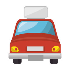 car vehicle isolated icon