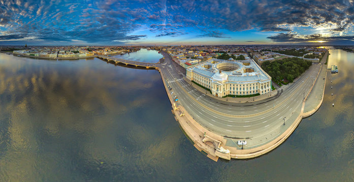 Sphinx. University Quay. St. Petersburg. Neva River.