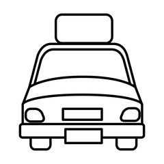 car vehicle isolated icon