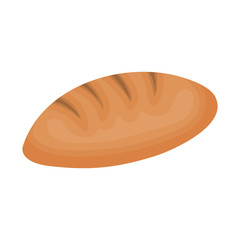delicious bread isolated icon