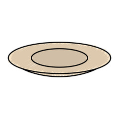 Fototapeta na wymiar table dish isolated icon