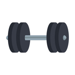 Obraz na płótnie Canvas weight lifting dumbell icon