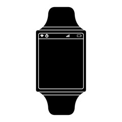 time smartwatch atch isolated icon