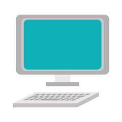 computer desktop isolated icon