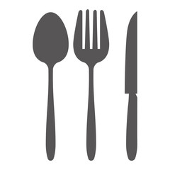 cutlery set isolated icon