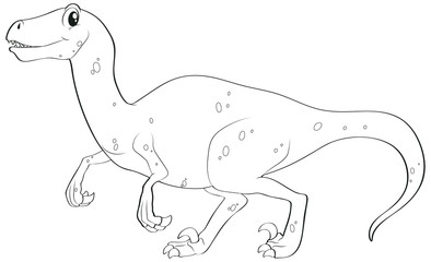 Animal outline for wild dinosaur