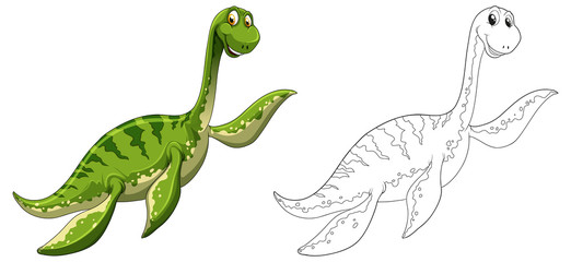 Animal outline for dinosaur