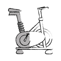 spinning bike isolated icon vector illustration design