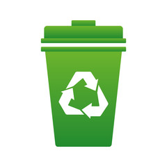 Recycle reduce and reuse icon vector illustration graphic design