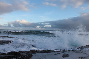 The agitation of an ocean