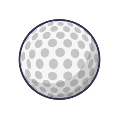 Golf sport game icon vector illustration graphic design