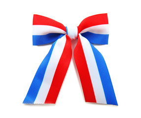 Luxembourg symbol. Bow on white background